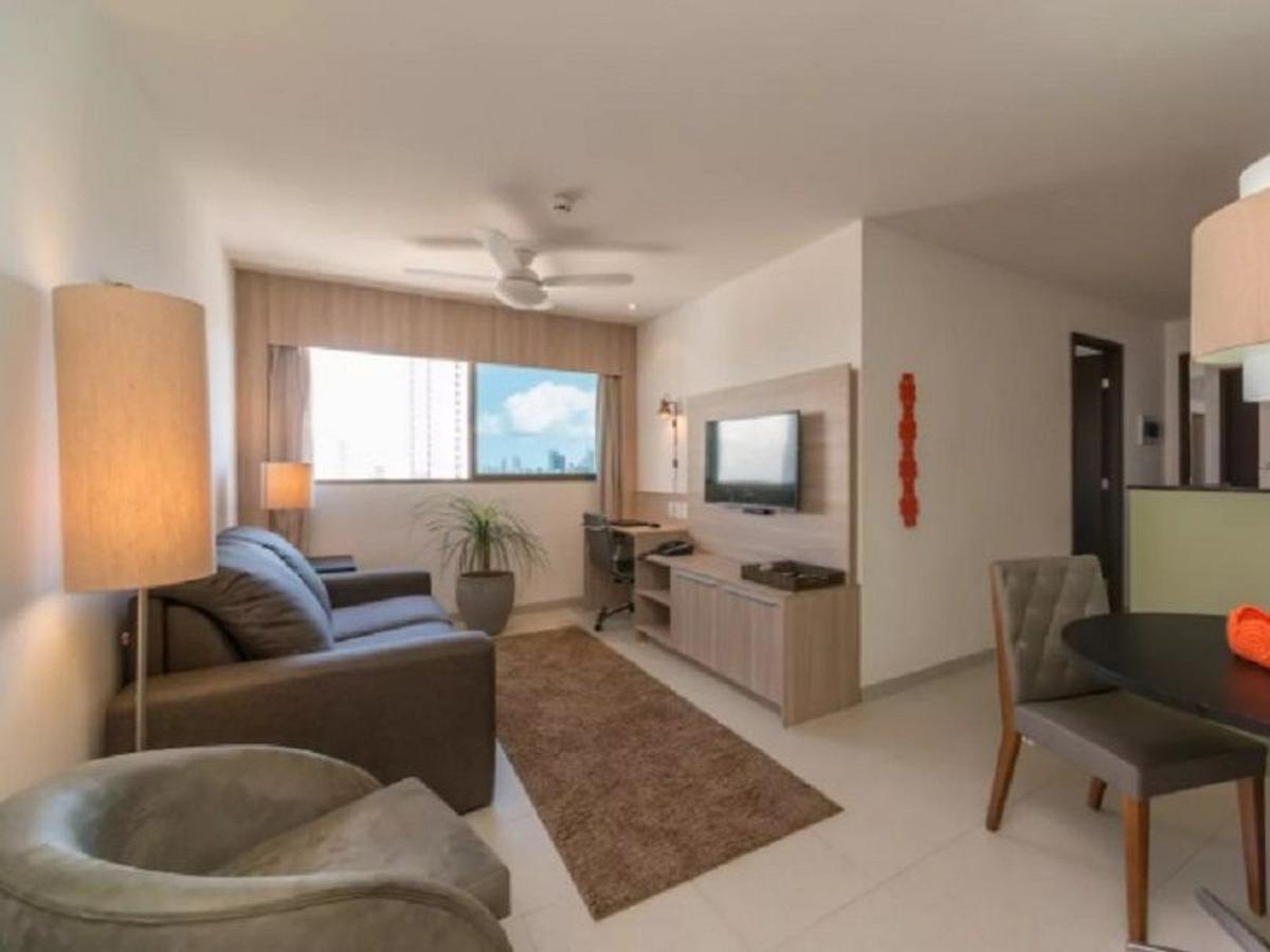 Excelente Flat Em Boa Viagem 2 Quartos Beach Class Ideal Para Familia Ou Viagens De Negocio Nob1804 Recife Exteriör bild